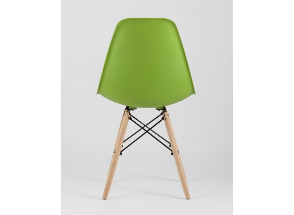 Стул Eames Style DSW зеленый x4 (разборный каркас) фото 7