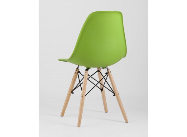 Стул Eames Style DSW зеленый x4 (разборный каркас) фото 8
