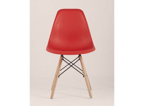 Стул Eames Style DSW красный x4 (разборный каркас) фото 6