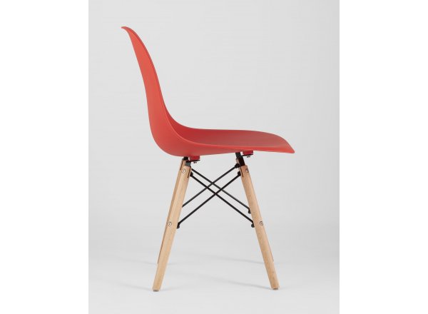 Стул Eames Style DSW красный x4 (разборный каркас) фото 13