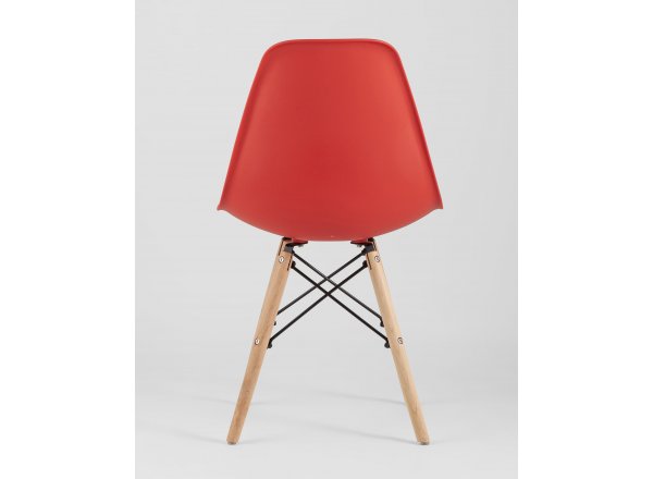 Стул Eames Style DSW красный x4 (разборный каркас) фото 15