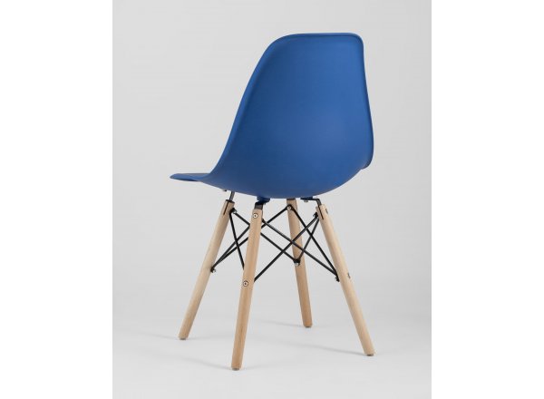 Стул Eames Style DSW синий x4 (разборный каркас) фото 8