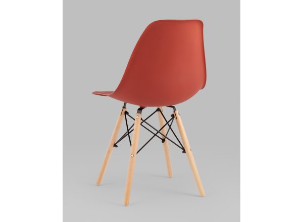 Стул Eames Style DSW терракотовый x4 (разборный каркас) фото 6