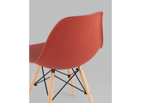 Стул Eames Style DSW терракотовый x4 (разборный каркас) фото 7