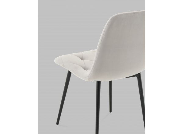 Стул Одди Diamond велюр светло-серый фото 7