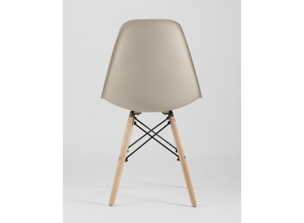 Стул Eames Style DSW бежевый (разборный каркас) фото 8