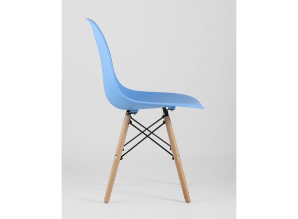 Стул Eames Style DSW голубой x4 (разборный каркас) фото 15