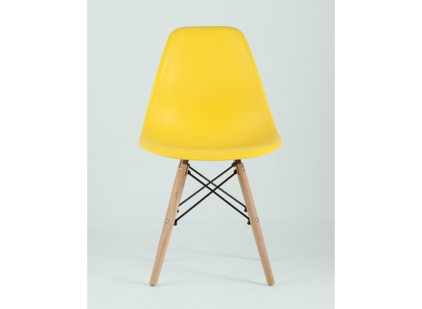 Стул Eames Style DSW желтый x4 (разборный каркас)