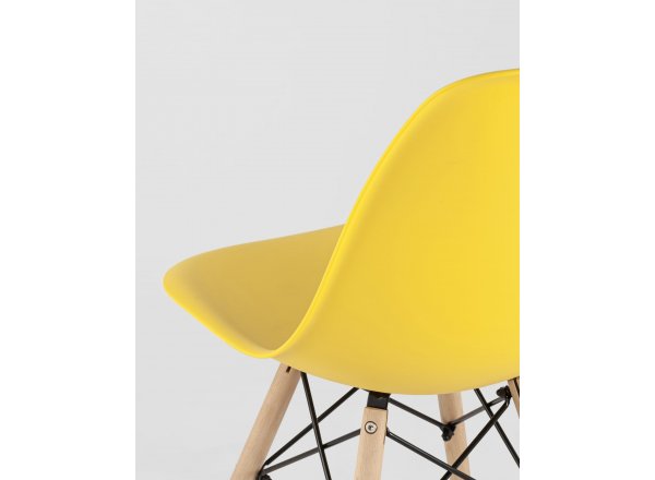 Стул Eames Style DSW желтый x4 (разборный каркас) фото 9