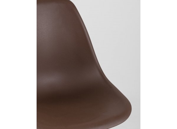 Стул Eames Style DSW коричневый x4 (разборный каркас) фото 10