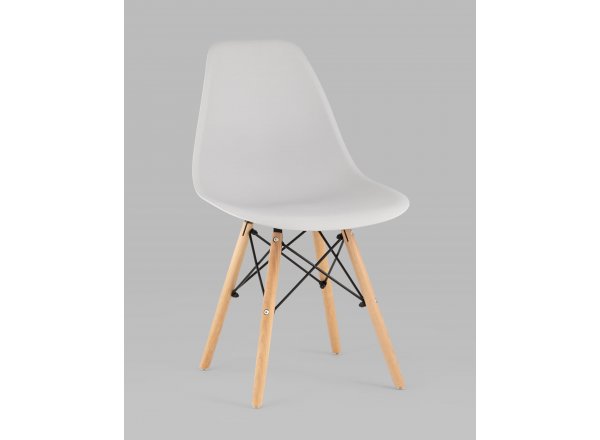 Стул Eames Style DSW светло-серый (разборный каркас)