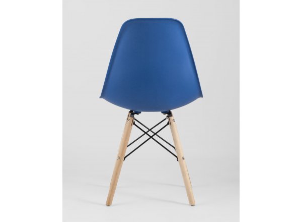 Стул Eames Style DSW синий (разборный каркас) фото 16