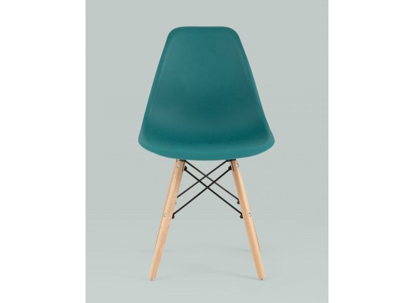 Стул Eames Style DSW темно-бирюзовый x4 (разборный каркас)