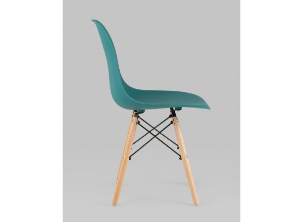 Стул Eames Style DSW темно-бирюзовый x4 (разборный каркас) фото 6
