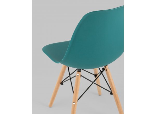 Стул Eames Style DSW темно-бирюзовый x4 (разборный каркас) фото 9