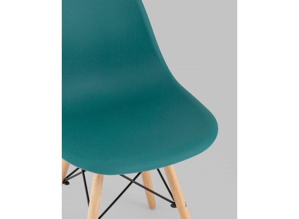 Стул Eames Style DSW темно-бирюзовый x4 (разборный каркас) фото 10