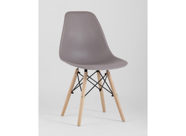 Стул Eames Style DSW темно-серый x4 (разборный каркас)