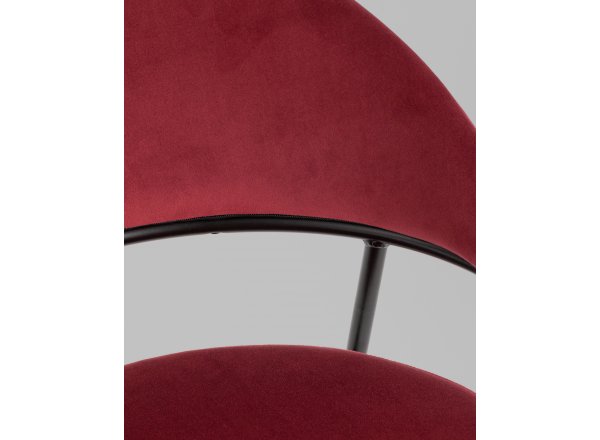Стул Тилль велюр красный фото 9
