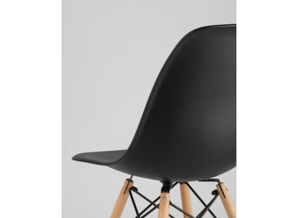 Стул Eames Style DSW черный (разборный каркас) фото 9