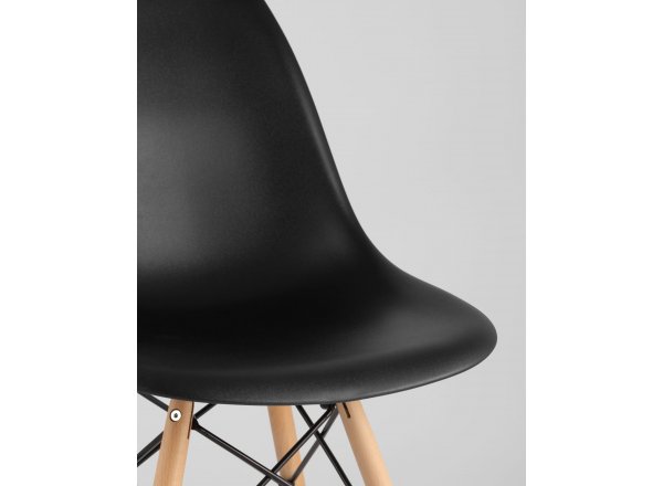 Стул Eames Style DSW черный (разборный каркас) фото 10
