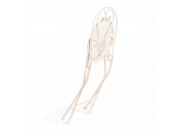 Стул Лав Чаир/Love Chair (PL08-11140) стальной сплав, античный белый, 40х47,5х94см фото 15