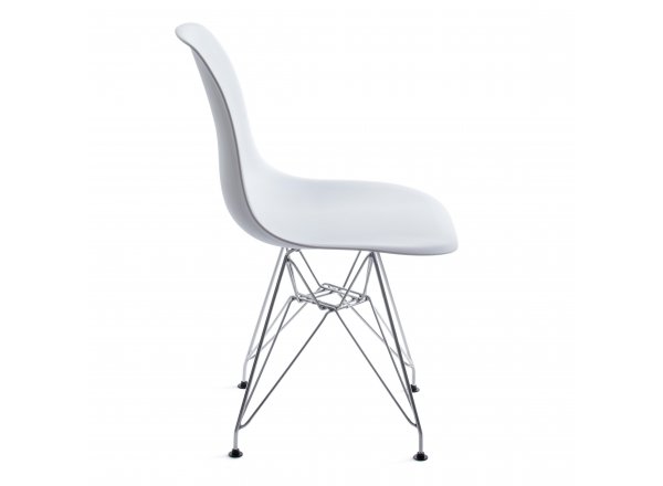Стул Синди Айрон Чаир Имс/Cindy Iron Chair Eames (мод.002)/1 шт. в упаковке металл, пластик, 51х46х82,5, белый фото 2