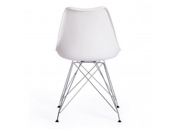 Стул Тулип Айрон Чаир/Tulip Iron Chair (мод.EC-123)/1 шт. в упаковке металл/пластик, 54,5*48*83,5см, white (белый)