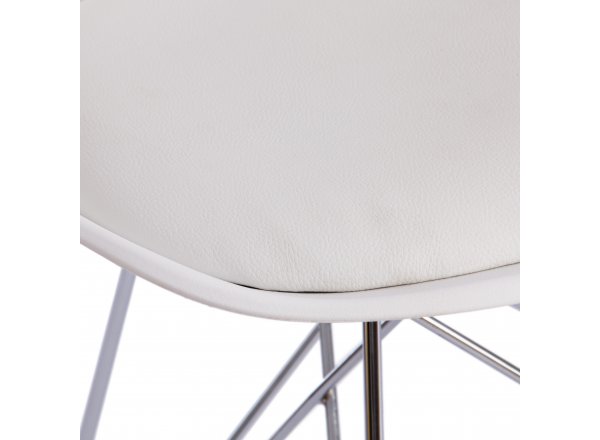 Стул Тулип Айрон Чаир/Tulip Iron Chair (мод.EC-123)/1 шт. в упаковке металл/пластик, 54,5*48*83,5см, white (белый) фото 15