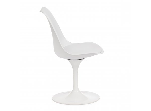 Стул Тулип Фэшн Чаир/Tulip Fashion Chair (мод.109)/1 шт. в упаковке металл/пластик/, 48х55х81см, белый/белый