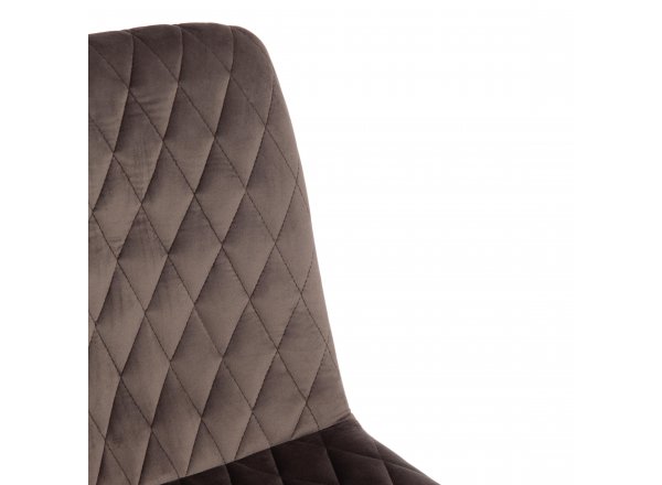 Стул Чилли Х/Chilly X (мод. 7096-1) (1шт.в упаковке) ткань/металл, 45x53х88 см, высота до сиденья 50 см, темно-серый barkhat 14/черный фото 8