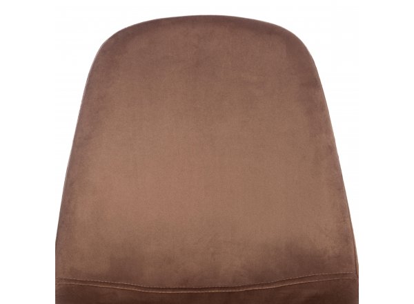 Стул Бриз/Breeze (мод.4724)/1 шт. в упаковке велюр/металл, 44х53х87см, коричневый (HLR11)/орех фото 4