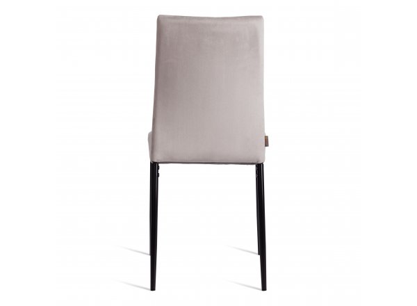 Стул Капри/Capri (мод.BC565-DC)/1 шт. в упаковке металл, флок, 43х53х92см, светло-серый HLR14/черный фото 4
