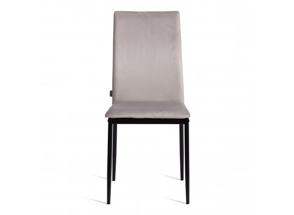 Стул Капри/Capri (мод.BC565-DC)/1 шт. в упаковке металл, флок, 43х53х92см, светло-серый HLR14/черный фото 5