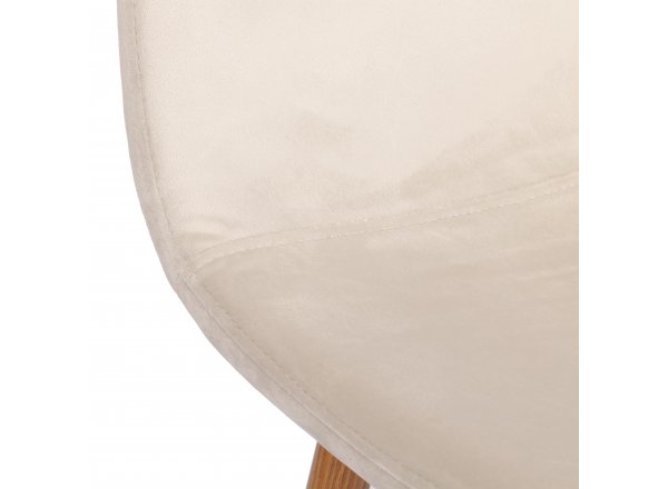 Стул Бриз/Breeze (мод.4724)/2 шт. в упаковке велюр/металл, 44х53х87см, светло-бежевый (HLR1)/натуральный фото 15