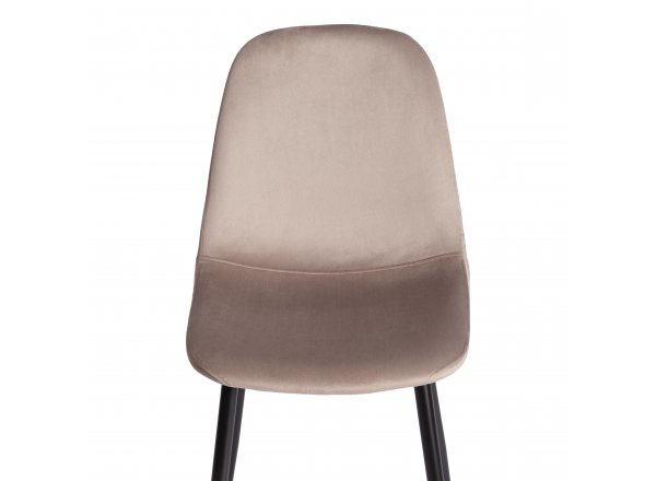 Стул Бриз/Breeze (мод.4724) велюр/металл, 44х53х87см, кофейный (HLR9)/черный фото 10