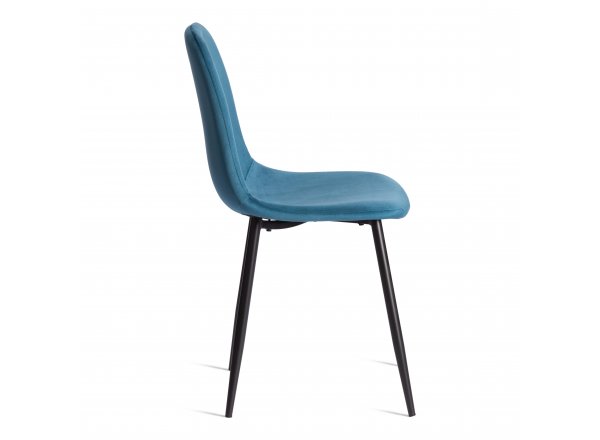 Стул Бриз/Breeze (мод.4724) велюр/металл, 44х53х87см, темно-бирюзовый (HLR62)/черный фото 5