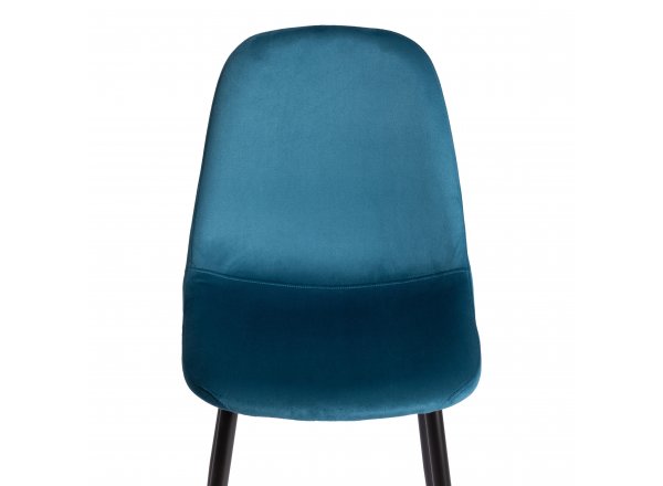 Стул Бриз/Breeze (мод.4724) велюр/металл, 44х53х87см, темно-бирюзовый (HLR62)/черный фото 14