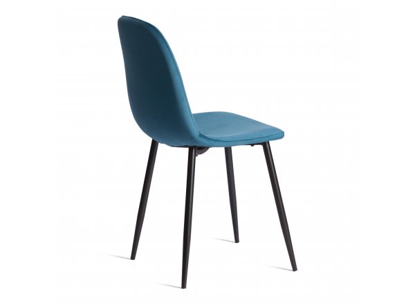Стул Бриз/Breeze (мод.4724) велюр/металл, 44х53х87см, темно-бирюзовый (HLR62)/черный