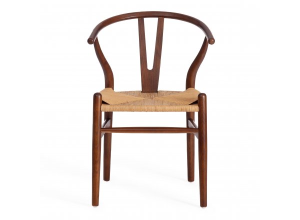 Стул Wishbone/Вишбон (мод.CB2212) / 1 шт. в упаковке дерево вяз, 57*50.5*79.5, Темный Орех (№5)