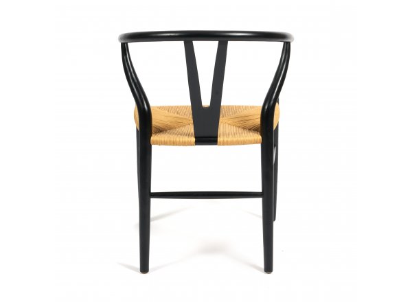 Стул Wishbone/Вишбон (мод.CB2212) / 1 шт. в упаковке дерево вяз, 57*50.5*79.5, черный фото 3