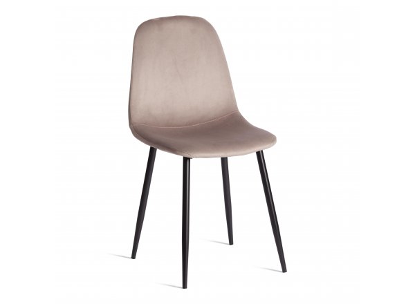 Стул Бриз/Breeze (мод.4724) велюр/металл, 44х53х87см, кофейный (HLR9)/черный