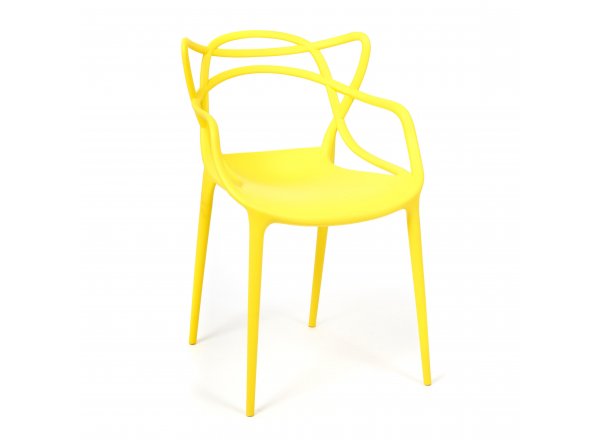 Стул Cat Chair mod. 028  пластик желтый