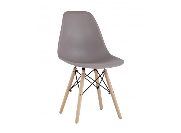 Стул Eames Style DSW темно-серый (разборный каркас)