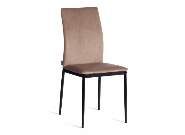 Стул Капри/Capri (мод.BC565-DC)/2 шт. в упаковке металл, флок, 43х53х92см, бежевый HLR8/черный