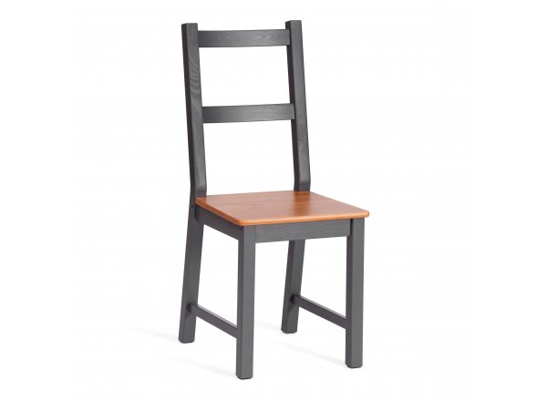 Стул Соната / Sonata chair массив сосны,  антик /графит