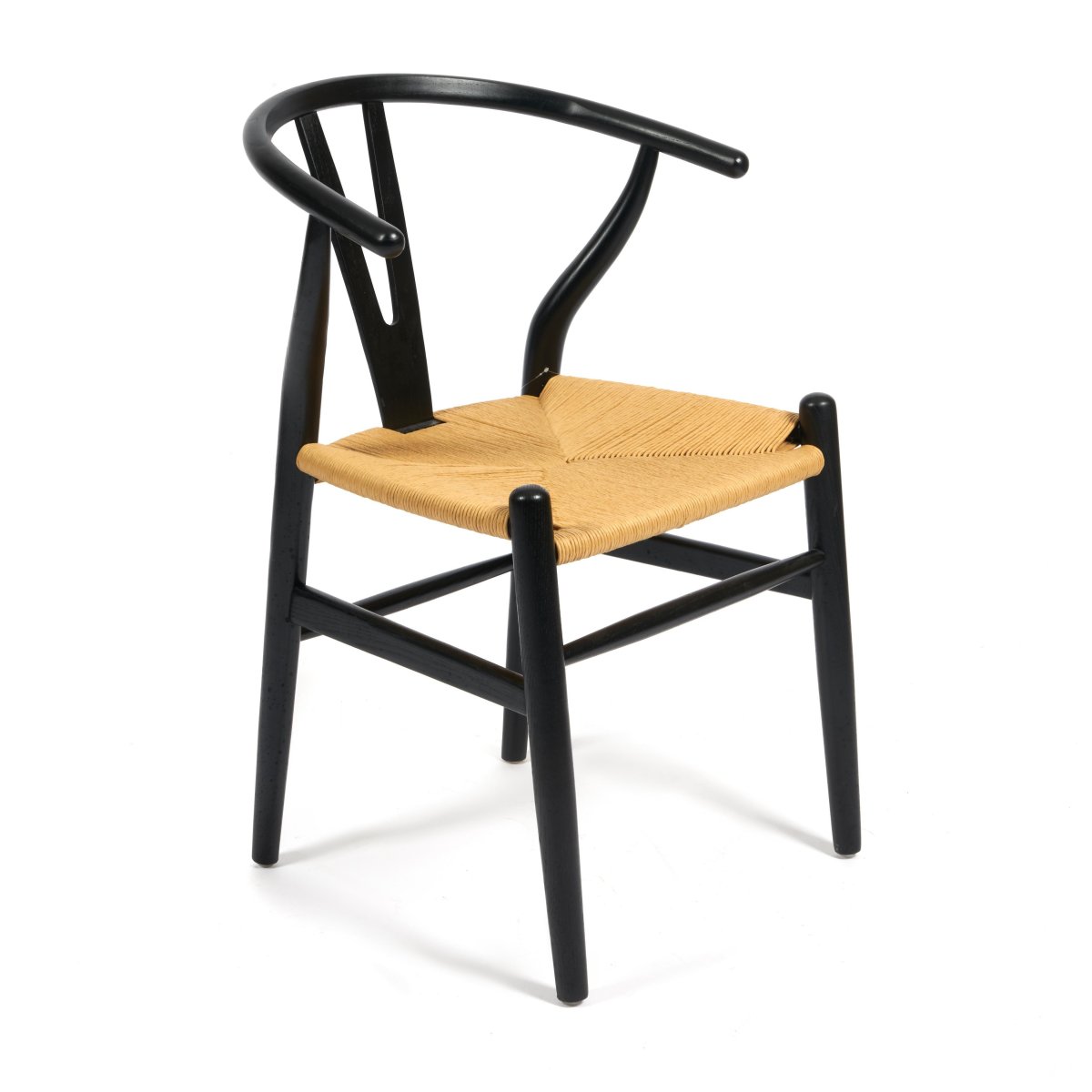 Стул Wishbone/Вишбон (мод.CB2212) / 1 шт. в упаковке дерево вяз, 57*50.5*79.5, черный